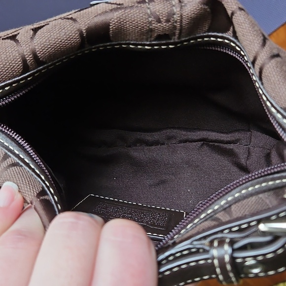 Coach vintage signature Mini Bag Genuine Leather - Picture 7 of 8